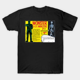 Monster Size Monsters comic book ad T-Shirt